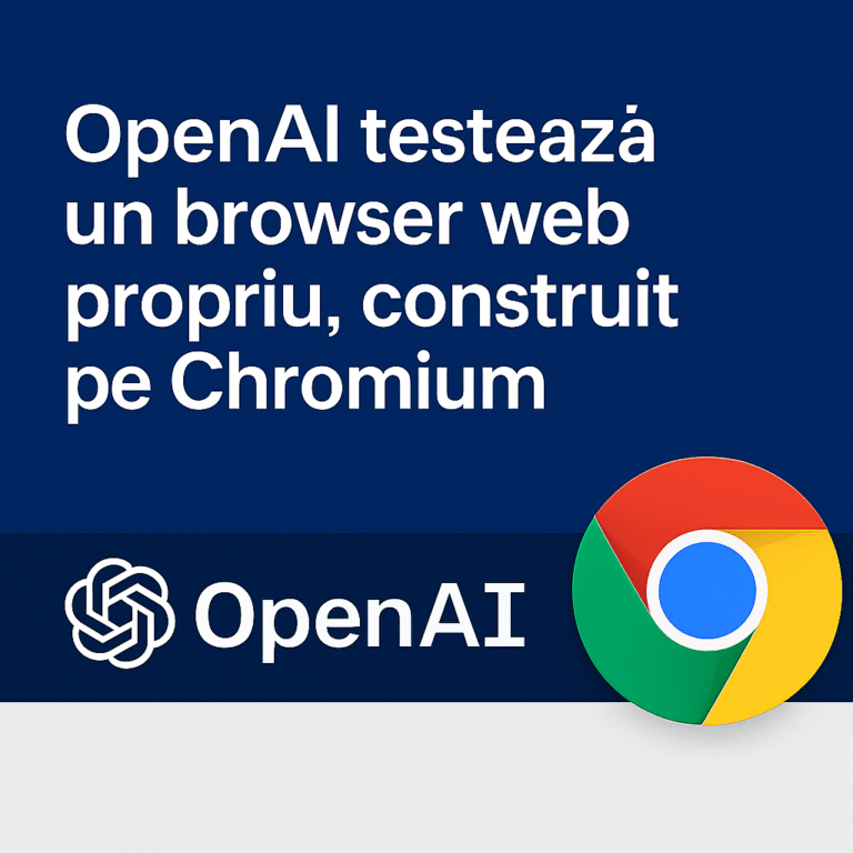 OpenAI testează un nou browser web construit pe Chromium, rival pentru Google Chrome