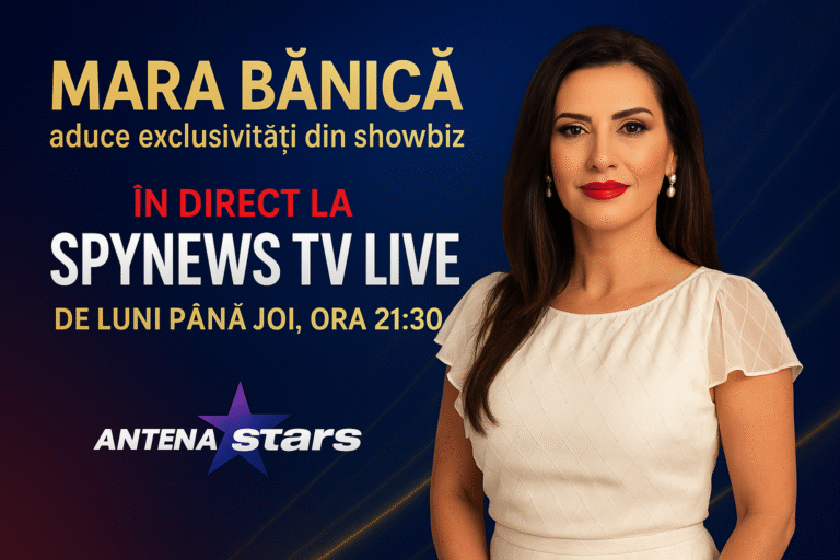 Mara Bănică va prezinte emisiunea Spynews TV Live pe Antena Stars